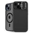 Specialty Vinyl Black Hex Texture iPhone 14 Kickstand Case